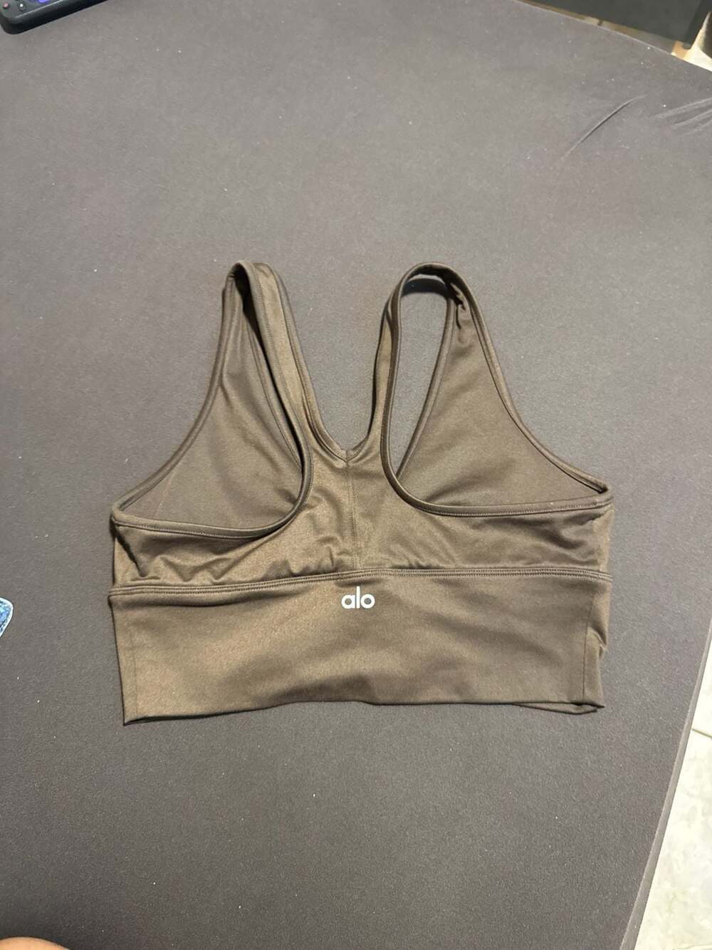 Alo Yoga Wild Thing Bra in Espresso Medium